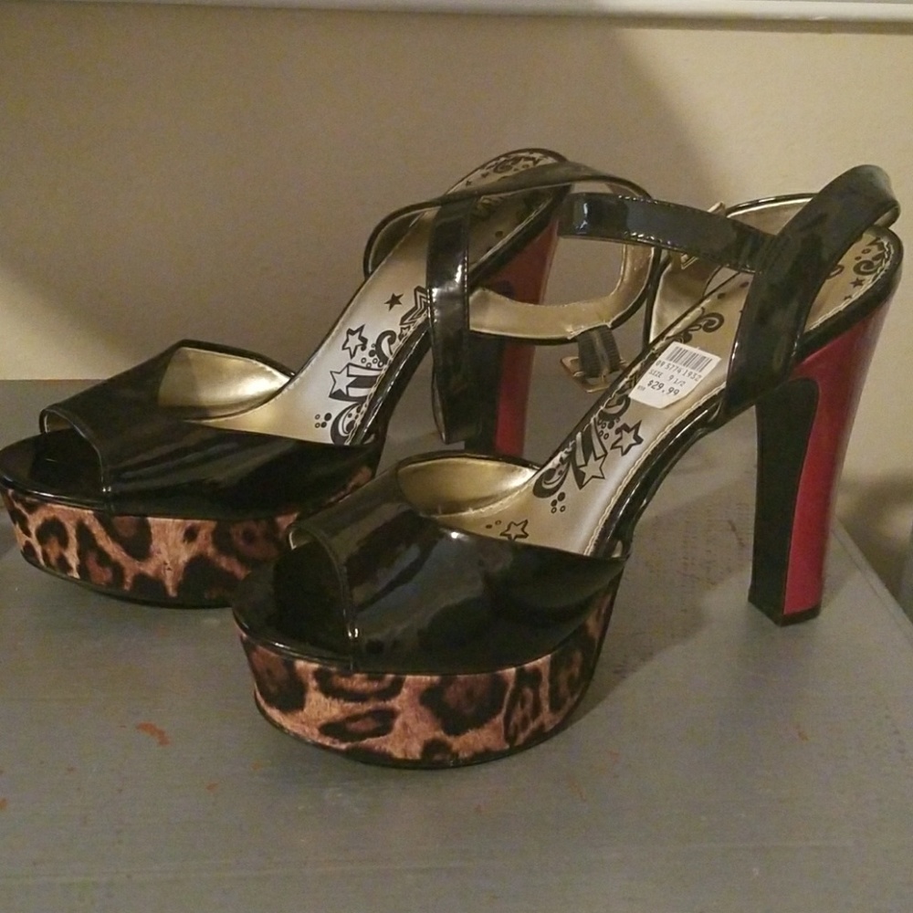 Leopard Print Heels